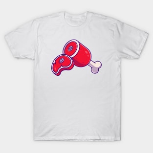 Meat Cartoon T-Shirt